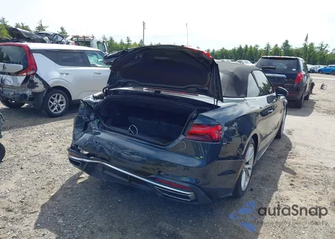 2021 Audi A5 Cabriolet Premium Plus 45 Tfsi Quattro S Tronic z USA, uszkodzony, nr VIN WAUWAGF52MN001885